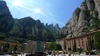 The crazy Montserrat town was built into the side of the mountain