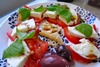 Mozz, tomato & amazing Balsamic Vinegar (the good stuff from Modena)