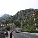 The walk into Kotor
