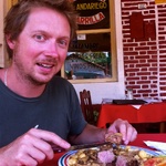 Tom's first steak, Argentina style