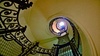 The lovely old staircase in the hostel