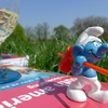 A Smurf was spotted in Clissold Park today - which can only mean one thing - summer has arrived!