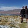 Gini celebrates her birthday with a few hundred flamingos on Laguna Colorada in Bolivia - just magical!