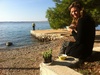 Porridge for two, at a small seaside campsite 1hr out from Zadar. Have to love Croatian weather!