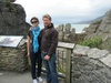 Posing by Pancake Rocks