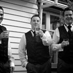 Groomsmen Andy, Nige and Josh