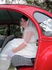 The bride sitting pretty