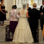 Helen and Robin prepare to give Gini away