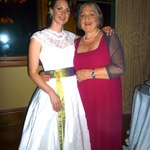 Gini with her mum, Helen