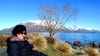 Enjoying the sun in Queenstown