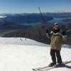 Amazing bluebird day at Treble Cone with Shane and Jo. Stunning views.
