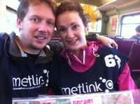 Team Tang on the train for the City Safari. Leaving Petone bound for Karori. Go Team Tang!