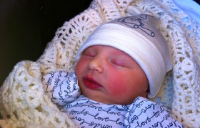 The birth of Olive Eliza