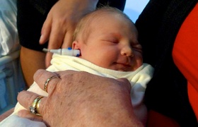 The birth of Olive Eliza