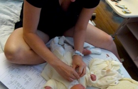 The birth of Olive Eliza