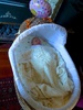 Asleep for the first time in her bassinet.