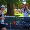 Tom saunters to the finish line