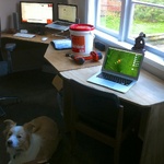 A little desk addon is created for when Andy comes to play