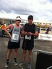 Well done! Andy and Tom finished the marathon! Around 4 hours!!!!