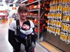 The new home owners visit mitre 10 again for more supplies, olive has joined the gang in frenchie.