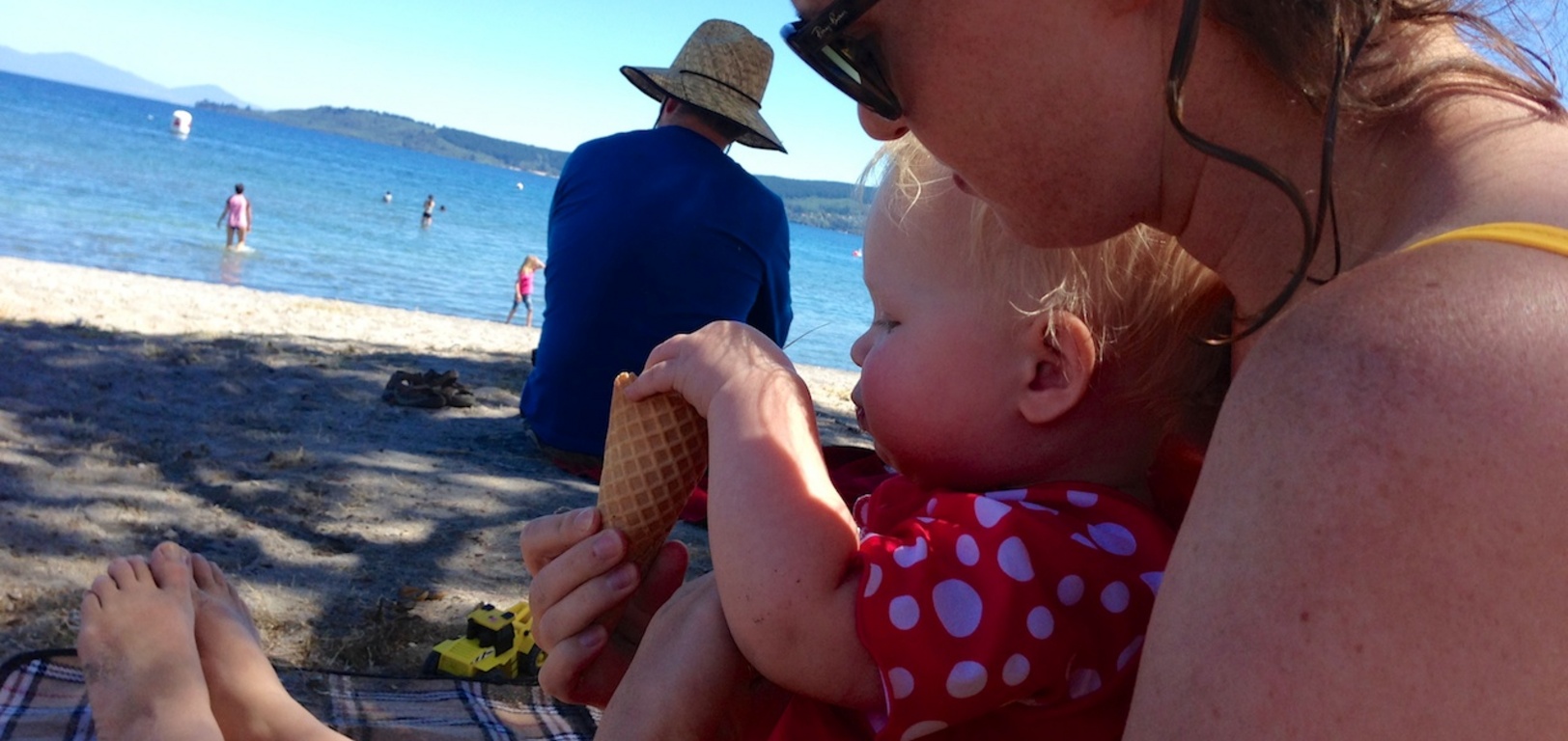 A day at the beach - Lake Taupo!