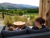A nice spot for a wine - Mt Difficulty Vineyard.