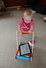 Walking with the trolley at 12 months