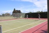 A lovely day at the Mount for a spot of tennis. Even Ali had a go.