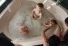 Bath time with the Prosser cousies!
