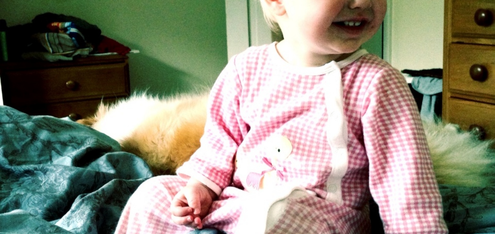 Happy ducky in the morning.