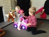 We had a great morning out at Violets first birthday party! Happy birthday Violet! Olive loves all your new toys!