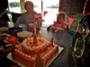 Awesome birthday cake at Lucy's first birthday party! It was party, party, party today. Followed by some shaking …