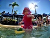 Fun at the pool in Fiji.