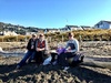 Another lovely walk along Lyall Bay on Mother's Day with Helen and Robin.