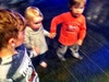 A busy morning checking out Te papa with Ali and Flex. Lucky girl has two big boys to look after her!