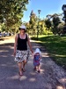 Still walking to the Botanicals, Olive loved the gravel sound under her feet