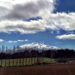 The mountain on the way home