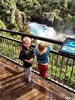 We ventured out to Huka Falls where jumping in muddy puddles was way more fun than watching the fast flowing waterfall!