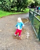 We ventured out to Huka Falls where jumping in muddy puddles was way more fun than watching the fast flowing waterfall!