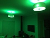 Playing with our new lounge LED lightbulbs with an iPhone App to change the colours. Psychedelic fun, dude!