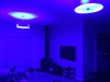 Playing with our new lounge LED lightbulbs with an iPhone App to change the colours. Psychedelic fun, dude!