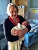 Nan and Grandad meet little Iris.