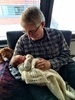 Granny and Grandpa come to meet and hold little Iris. Tag: Pixel