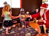 The annual friends Christmas party hosted this year by Nige and Lana. A fantastic day of sun, pizza, rotisserie beef ribs (amazing), water balloons, pink chalk and a barefoot Santa (Josh) that Olive was still pretty nervous about.