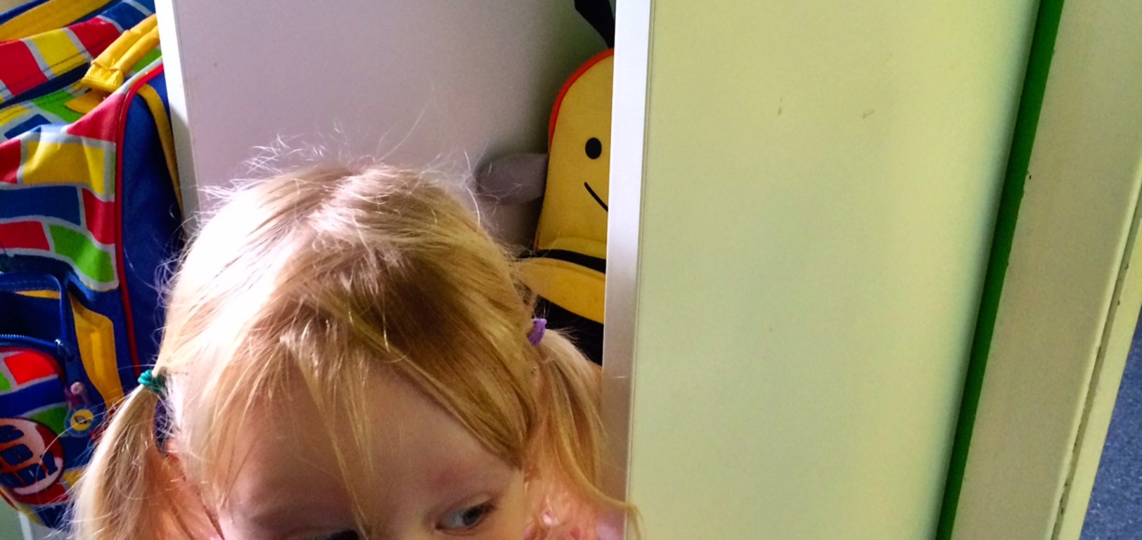 The 'O' for Olive is never ending! Playdoh, crayons, painting... Olives first real drawing of her family. Olive & Iris have legs! And eyes! This was the start of the drawing but she did draw mummy, daddy and Lyon too.