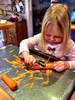 Such a helpful carrot peeler! Will have to get her onto the potatoes next.