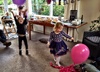 Next on the birthday bash weekend is Violet's third birthday! A nice and relaxing family affair. Olive had so much fun with the Anna and Elsa balloon. Pity it flew out of the car when we were on our way home from the next party! Olive was a little devastated.