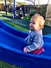 Iris is getting around at Playcentre and making friends (as much as a one year can!) we love climbing everything and loves being around the action. We have started having minor tantees when taken away from the fun!