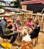 A lovely afternoon BBQ to celebrate Jens birthday and the opening of their new deck!