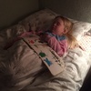 Olive fell asleep reading books the last two nights. We definitely have a book reader in the making. She's going to love it when she can read actual words.